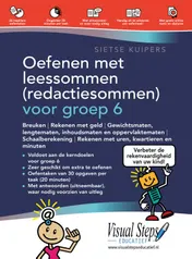 Omslag van Oefenen met leessommen (redactiesommen) voor groep 6