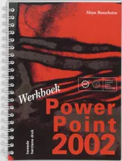 Omslag van Werkboek PowerPoint 2002