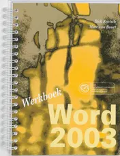 Omslag van Werkboek Word 2003