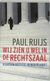 Omslag van Wij zien u wel in de rechtszaal