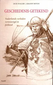 Omslag van geschiedenis getekend
