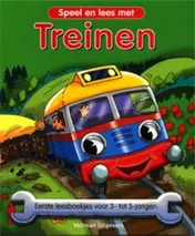 Omslag van Speel en lees met treinen