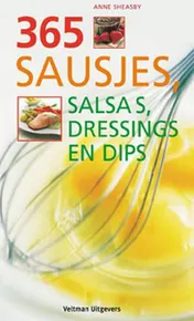 Omslag van 365 sausjes, salsa's, dressings en dips