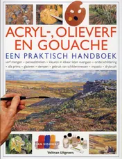 Omslag van Acryl-, olie- en gouacheverf