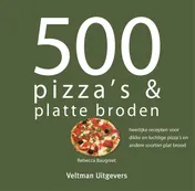 Omslag van 500 pizza's & platte broden
