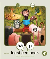 Omslag van aap leest een boek