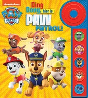 Omslag van Ding, dong, hier is Paw Patrol!