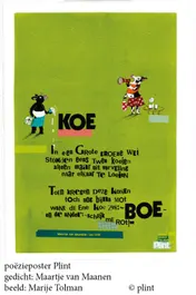 Omslag van Poeziekaart Koe