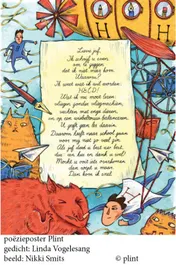 Omslag van Poeziekaart Vogelesang Lieve juf
