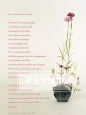 Omslag van Poeziekaart Plint H. Andreus Voor een dag van morgen