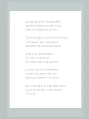 Omslag van Plint Raamgedicht 'Je kunt je leven' Stefan Hertmans