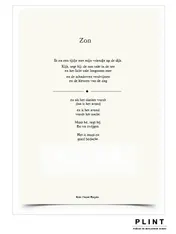 Omslag van Plint 'Zon' set van 10
