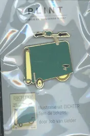 Omslag van *plint poëziepin bij dichter tem de tekens