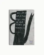 Omslag van Agenda 2023 Poëzie & Beeldende kunst