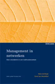 Omslag van Management in netwerken