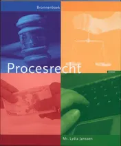 Omslag van Procesrecht
