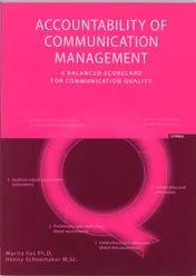 Omslag van Accountability of comminucation management