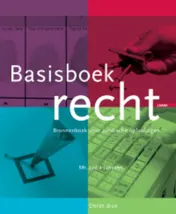 Omslag van Basisboek recht