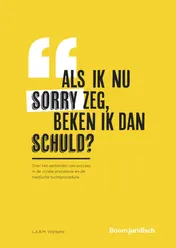 Omslag van Als ik nu sorry zeg, beken ik dan schuld?