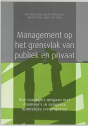 Omslag van Management op het grensvlak van publiek en privaat