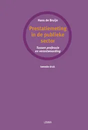 Omslag van Prestatiemeting in de publieke sector