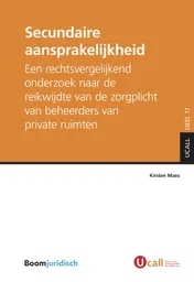 Omslag van Secundaire Aansprakelijkheid