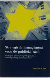 Omslag van Strategisch management voor de publieke zaak