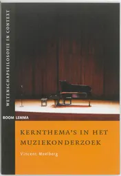 Omslag van Kernthema's in het muziekonderzoek