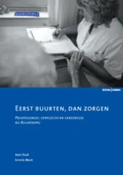 Omslag van Eerst buurten, dan zorgen