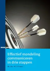 Omslag van Effectief mondeling communiceren in drie stappen