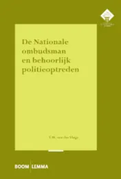 Omslag van De Nationale ombudsman en behoorlijk politieoptreden
