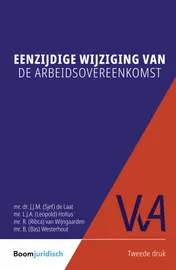 Omslag van Eenzijdige wijziging van de arbeidsovereenkomst