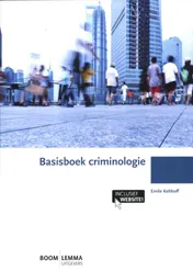 Omslag van Basisboek criminologie