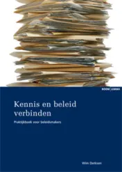 Omslag van Kennis en beleid verbinden