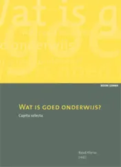 Omslag van Wat is goed onderwijs?