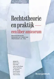 Omslag van Rechtstheorie en praktijk – een liber amicorum