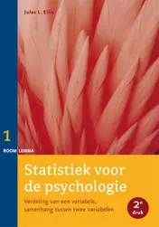 Omslag van Verdeling van een variabele, samenhang tussen twee variabelen
