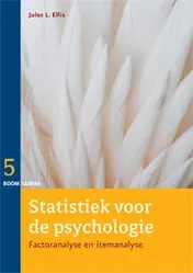 Omslag van factor- en itemanalyse