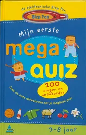 Omslag van Mijn eerste mega quiz 3-8 jaar