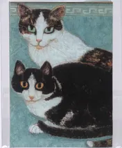Omslag van Literaire kattenkaarten set 10 x 5 ex