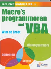 Omslag van Macro's programmeren met VBA