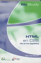 Omslag van MyStudy HTML met CSS