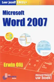 Omslag van Leer jezelf Snel Microsoft Word 2007
