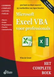 Omslag van Excel VBA voor professionals