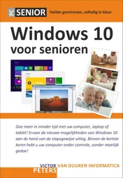 Omslag van Windows 10 voor senioren