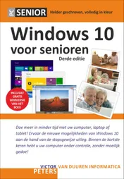 Omslag van Windows 10 voor senioren