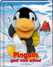 Omslag van Pinguin gaat naar school (handpopboek)