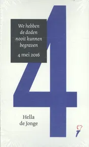 Omslag van Set van 5 toesprakenboekjes 4/5 mei 2016 door Hella de Jonge en Thomas Erdbrink