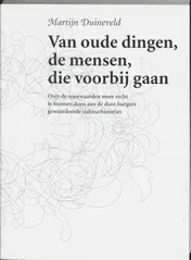 Omslag van Van oude dingen, de mensen, die voorbij gaan