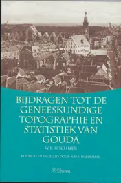 Omslag van Bijdragen tot de geneeskundige topografie en statistiek van Gouda (1842)